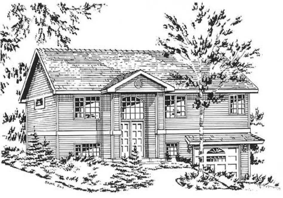 Full Rendering for House Plan #134159