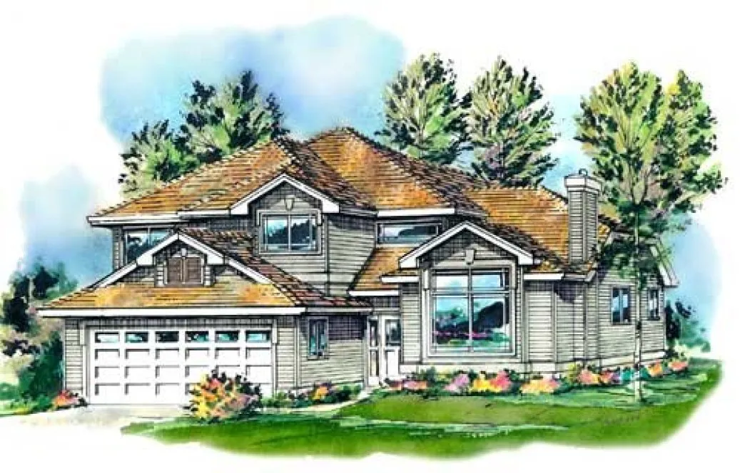 Full Rendering for House Plan #137359