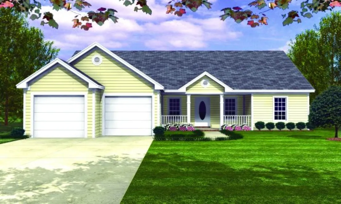 Full Rendering for House Plan #210041