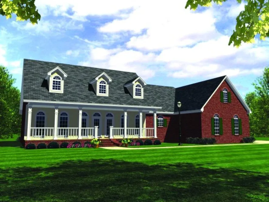 Full Rendering for House Plan #215052