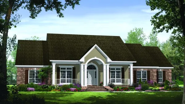Full Rendering for House Plan #210572