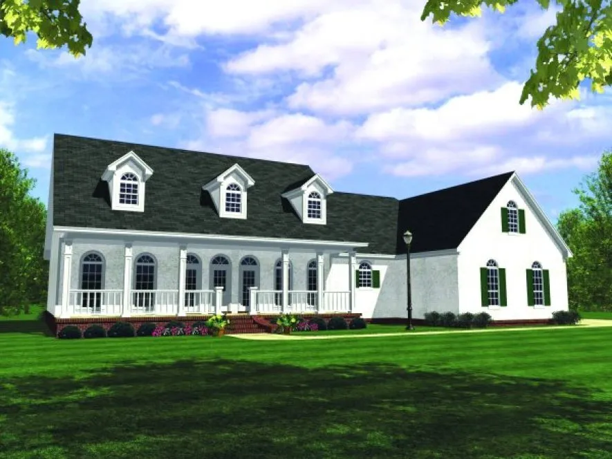 Full Rendering for House Plan #217052