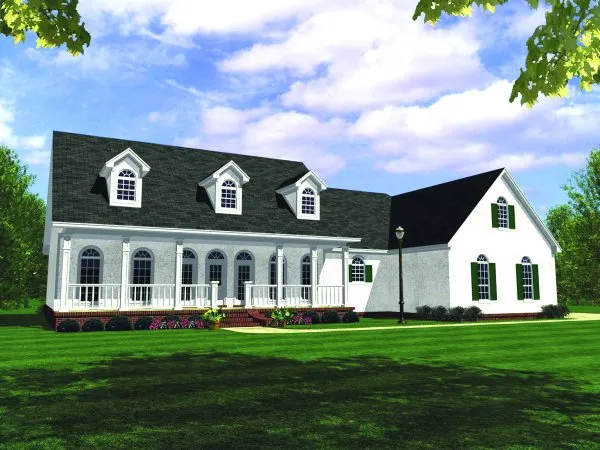 Full Rendering for House Plan #217052