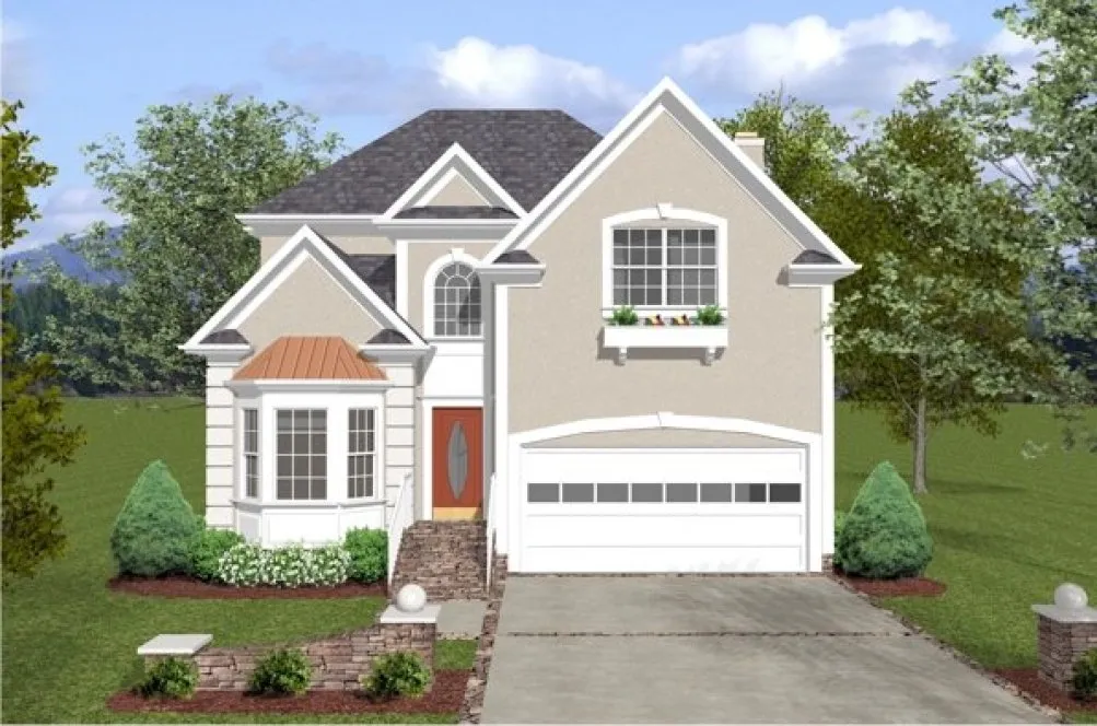 Full Rendering for House Plan #273281