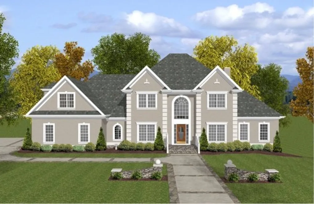 Full Rendering for House Plan #272023