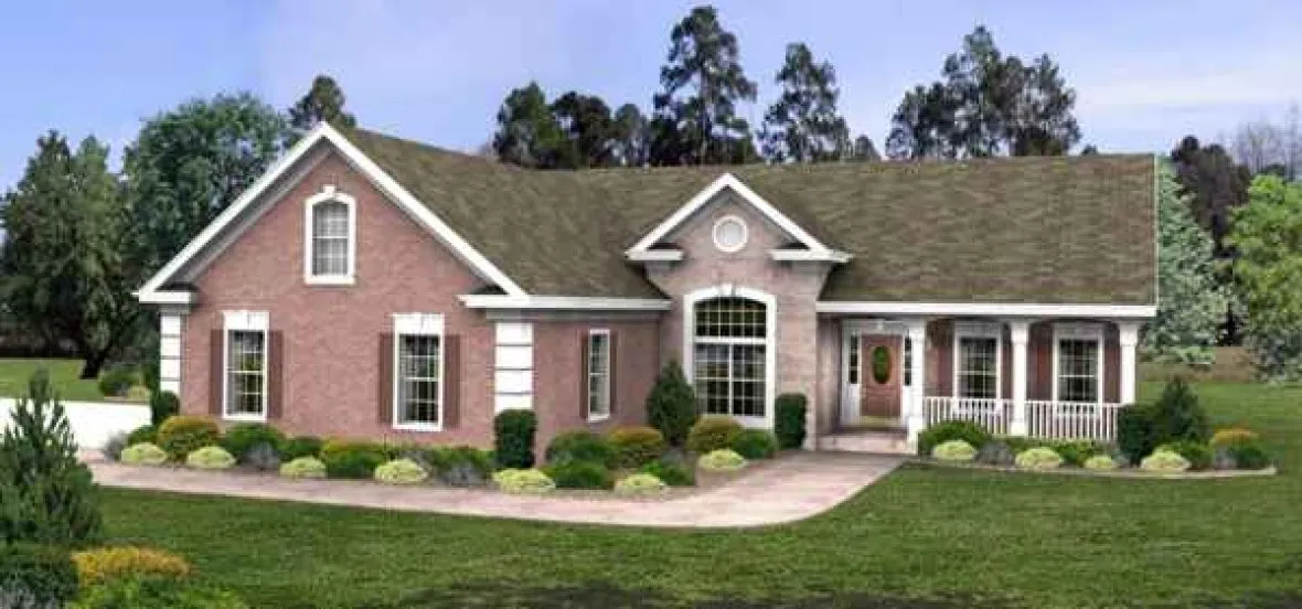 Full Rendering for House Plan #275181