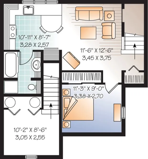 Basement Plan for House Plan #141972