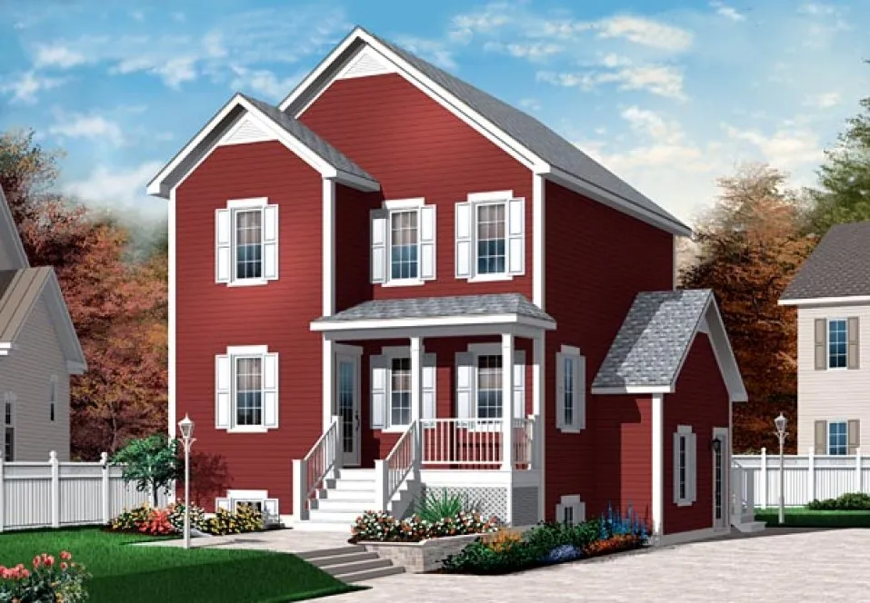 Full Rendering for House Plan #141972