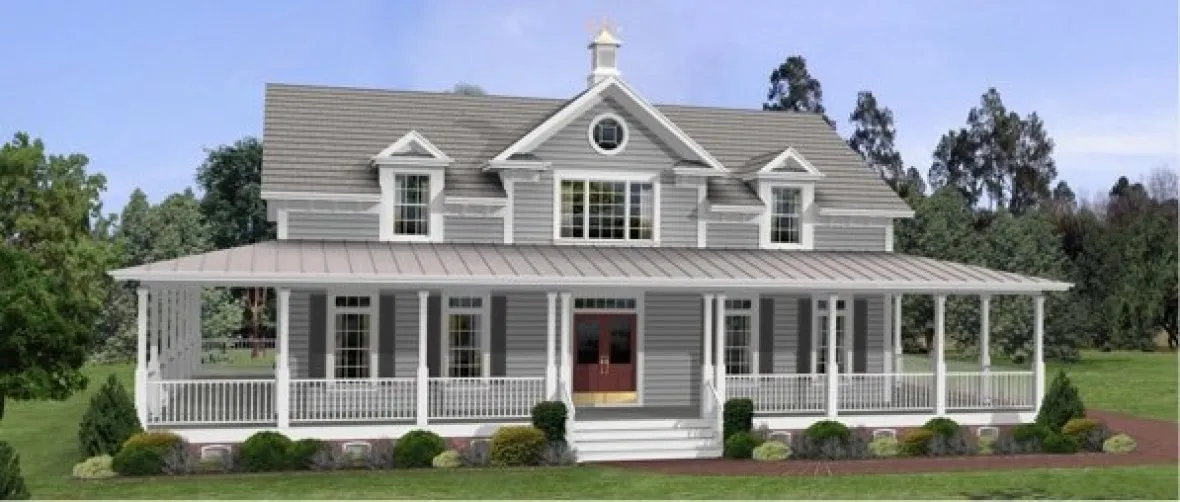 Full Rendering for House Plan #271202