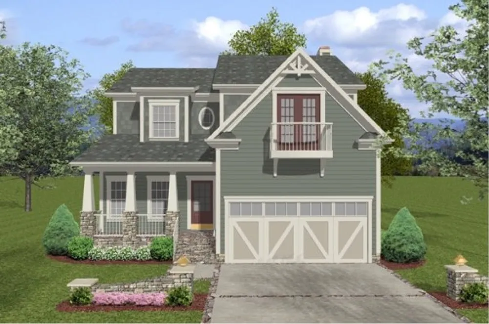 Full Rendering for House Plan #273202