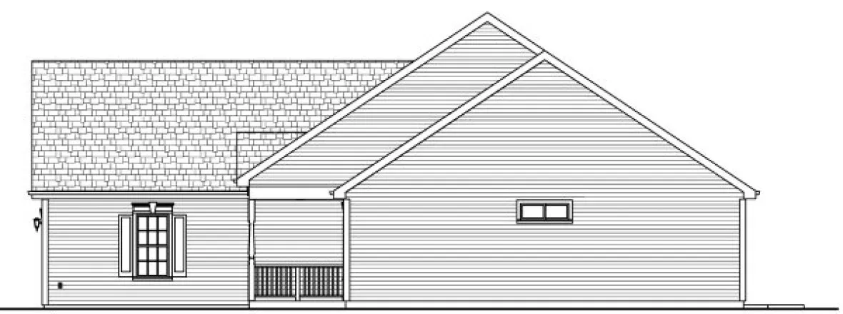 Right Elevation for House Plan #276141