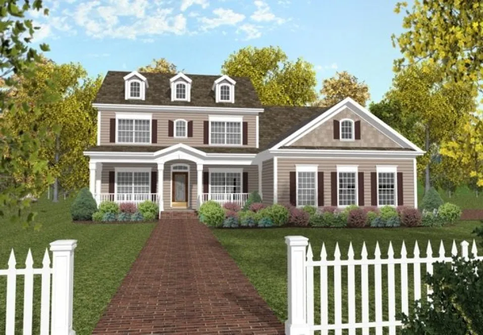 Full Rendering for House Plan #274222