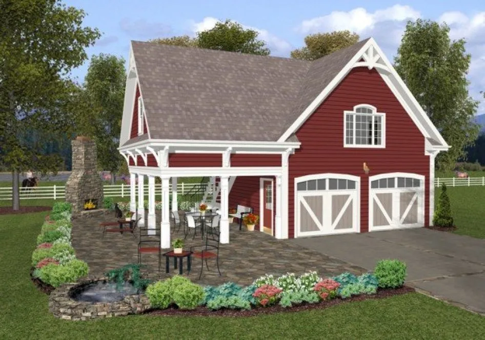 Full Rendering for House Plan #274070