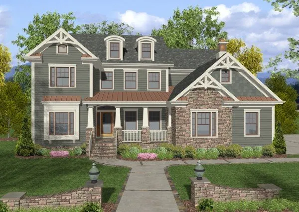 Full Rendering for House Plan #275192