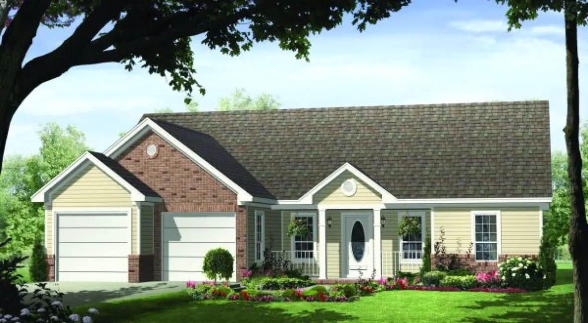 Full Rendering for House Plan #212041