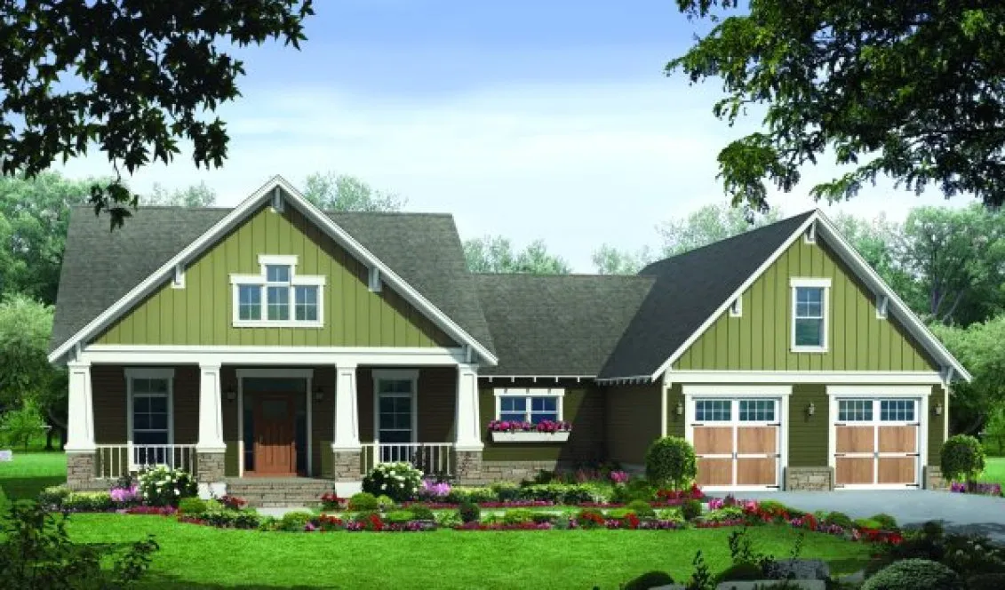 Full Rendering for House Plan #217602