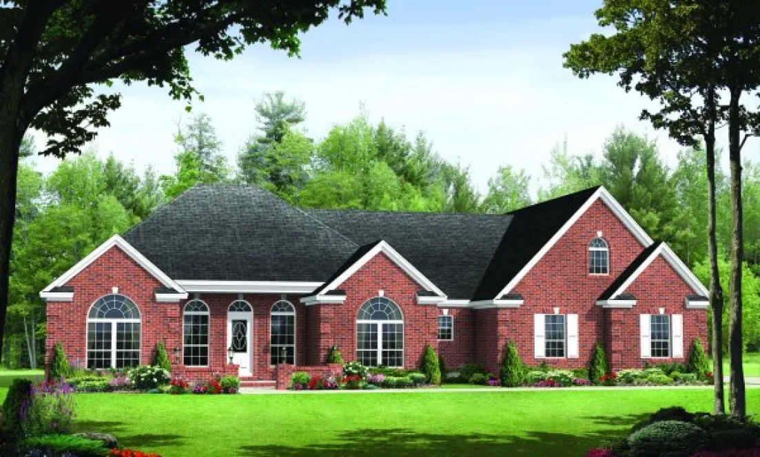 Full Rendering for House Plan #215591