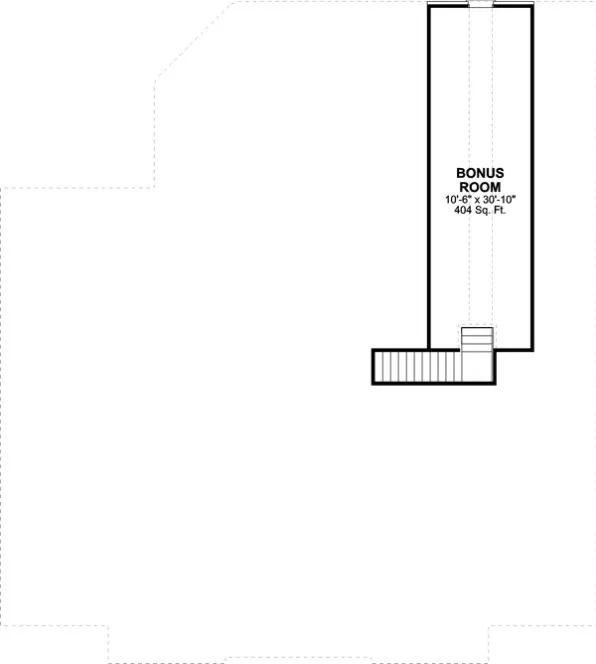 Second Floor Plan for House Plan #270212