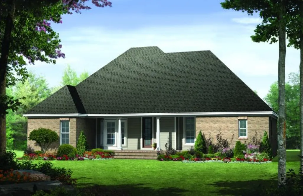 Rear Elevation for House Plan #216781