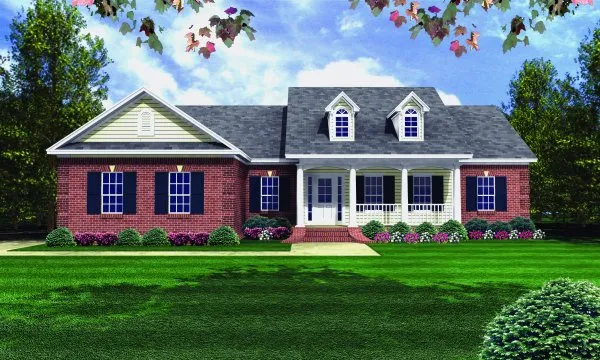 Full Rendering for House Plan #218051