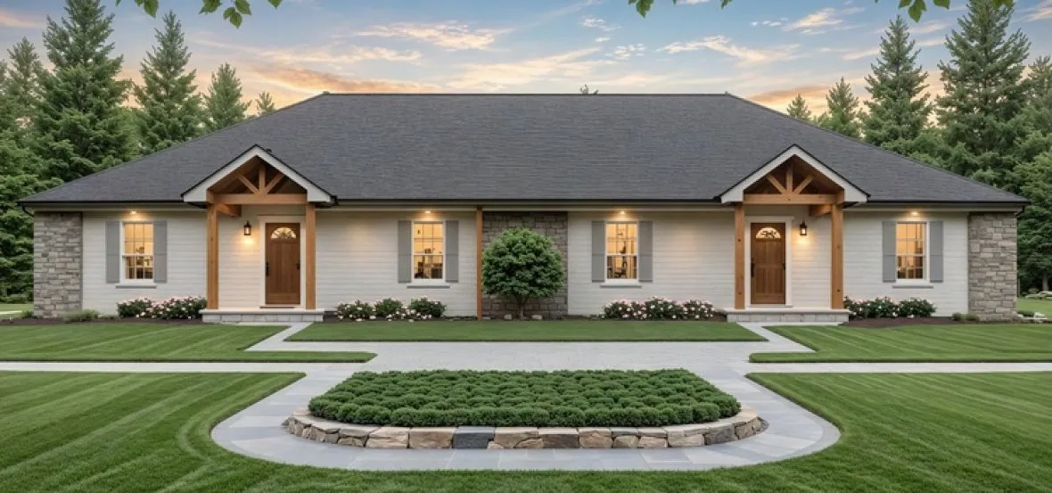 Full Rendering for House Plan #218272