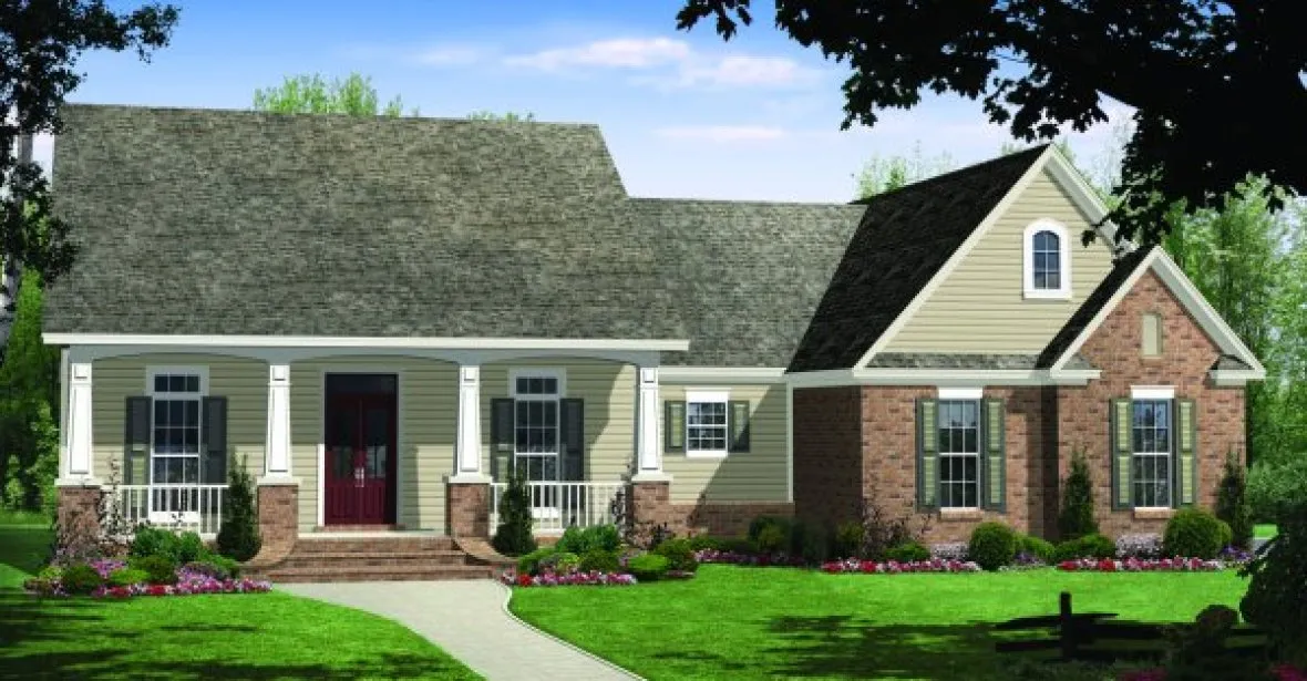 Full Rendering for House Plan #216181