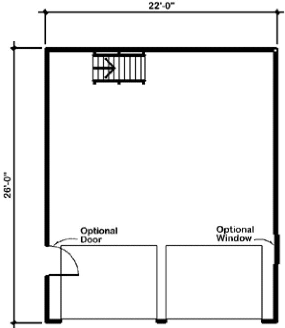 Main Floor Plan for House Plan #187006