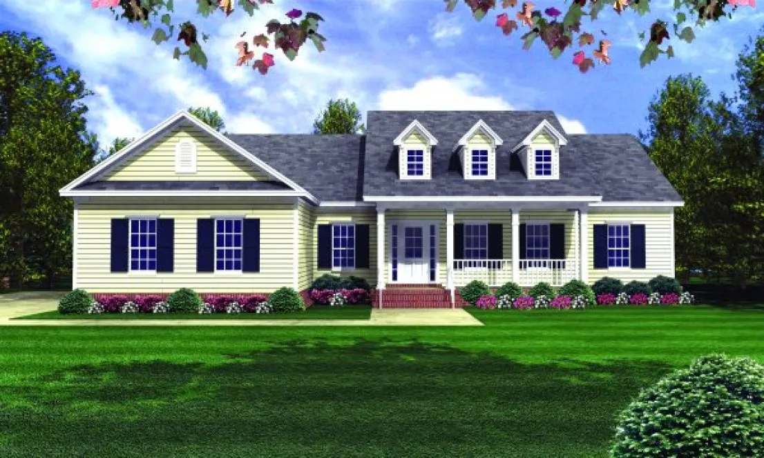 Full Rendering for House Plan #218181