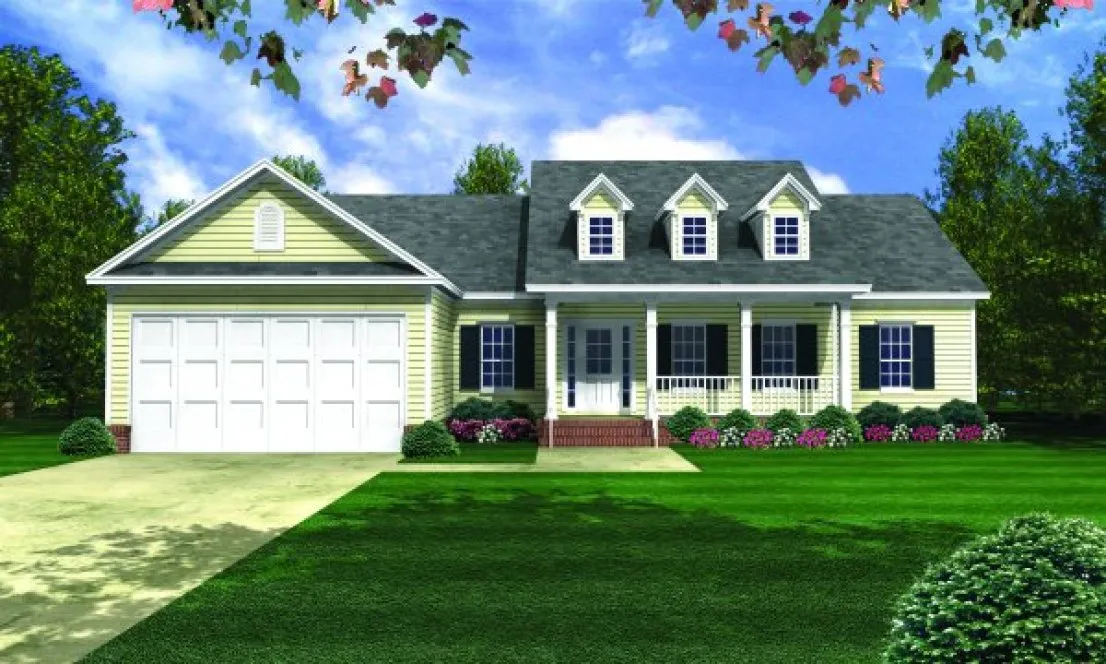 Full Rendering for House Plan #213002