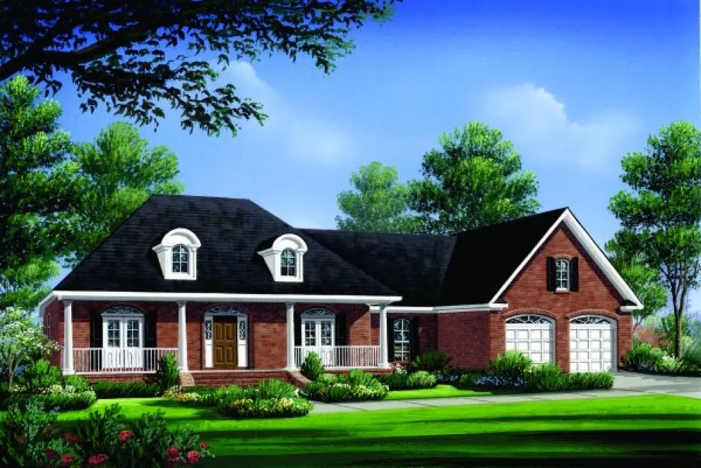 Full Rendering for House Plan #214002