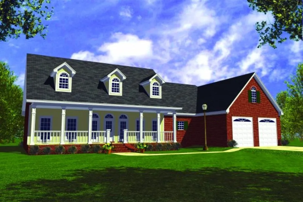 Full Rendering for House Plan #218312