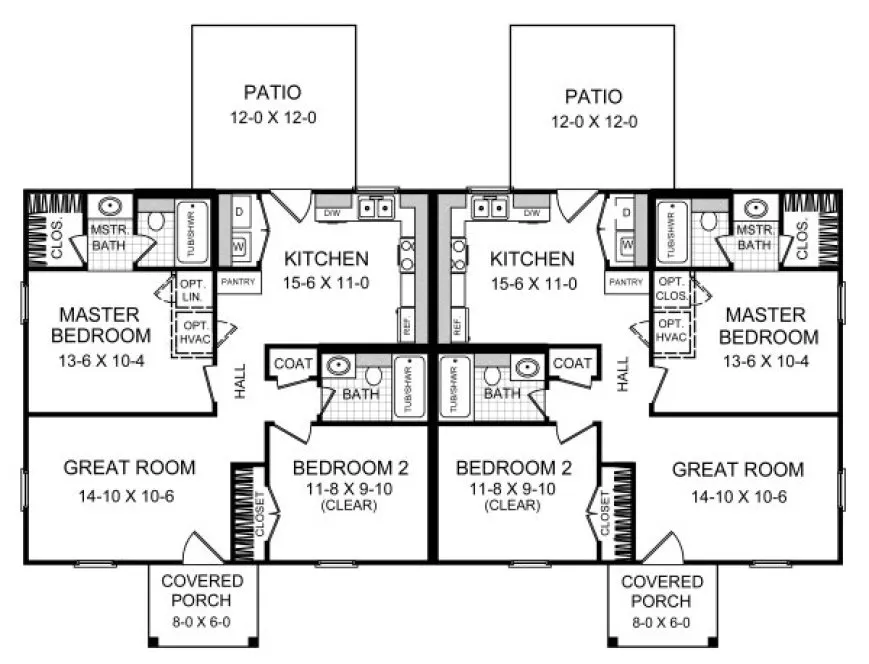 Main Floor Plan for House Plan #215280