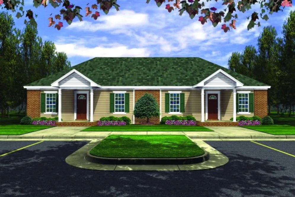Full Rendering for House Plan #215280