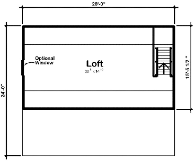 Second Floor Plan for House Plan #189006