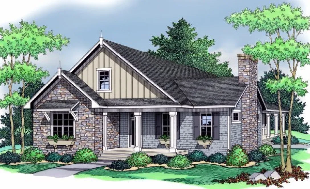 Full Rendering for House Plan #289081