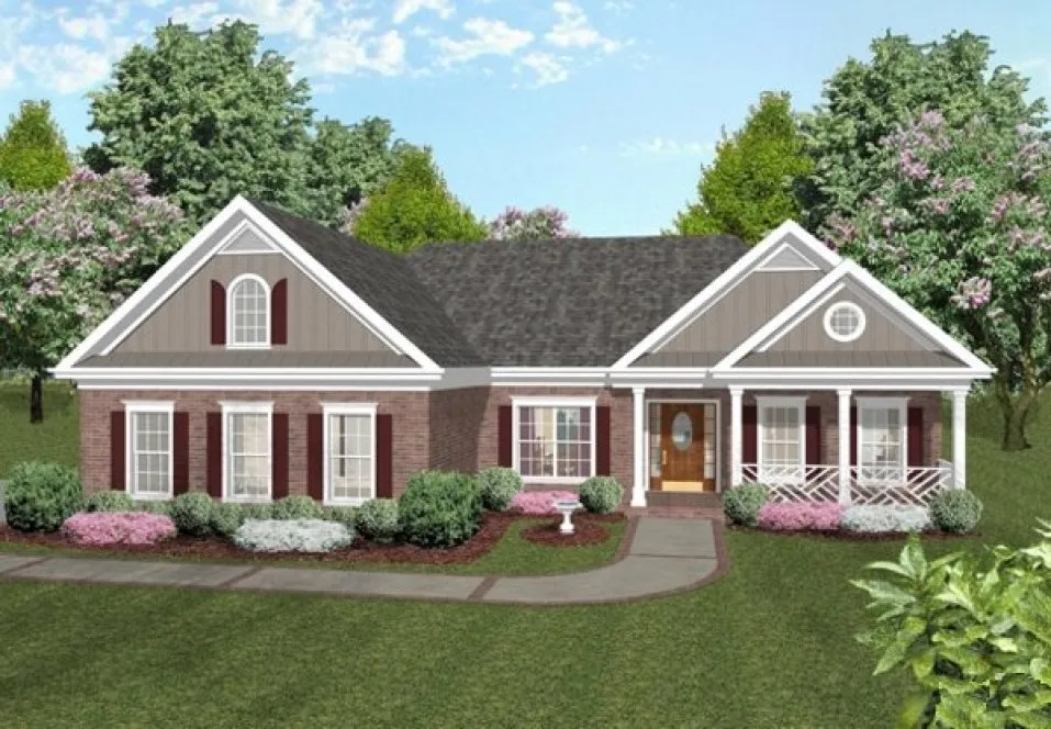 Full Rendering for House Plan #277171