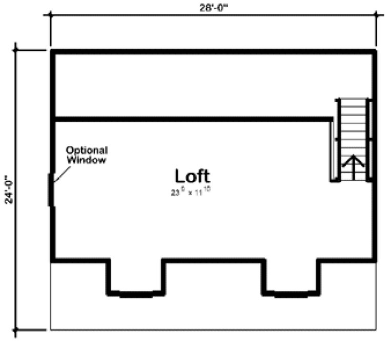 Second Floor Plan for House Plan #181060
