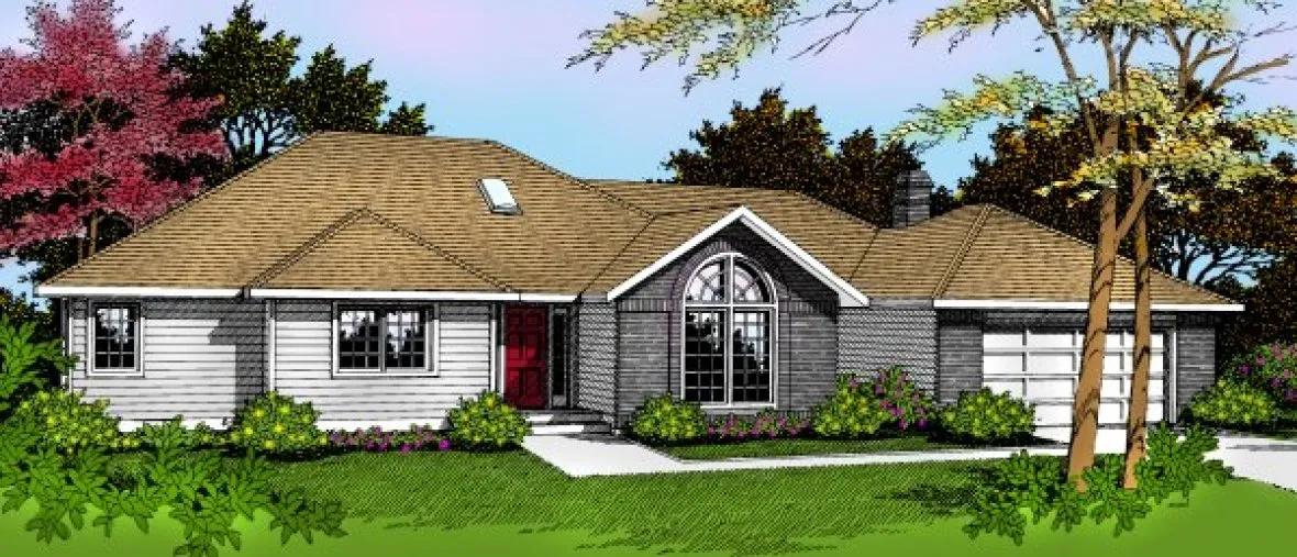 Full Rendering for House Plan #231011