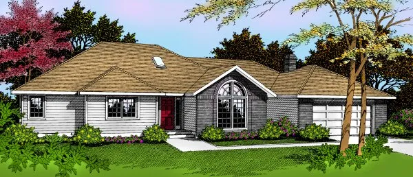 Full Rendering for House Plan #231011