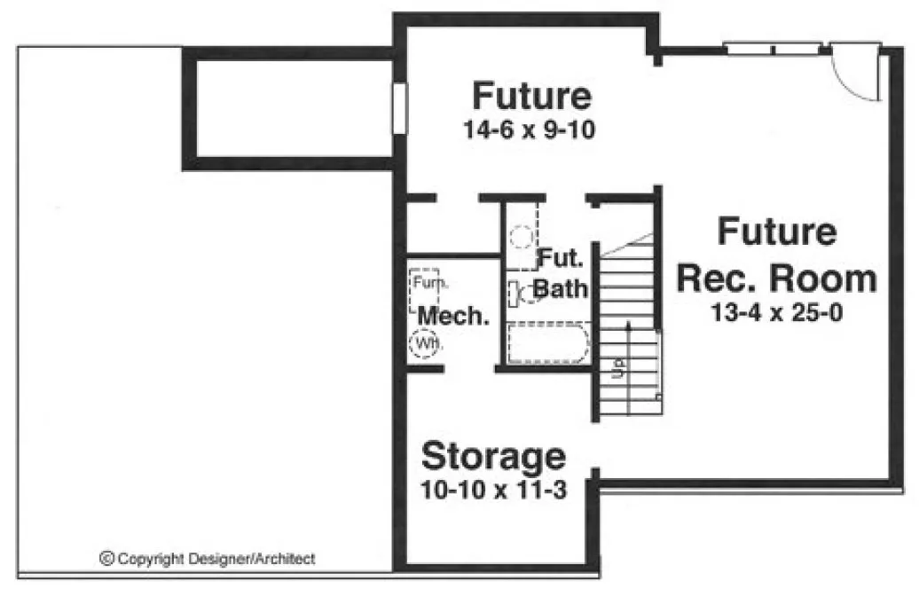 Basement Plan for House Plan #125732