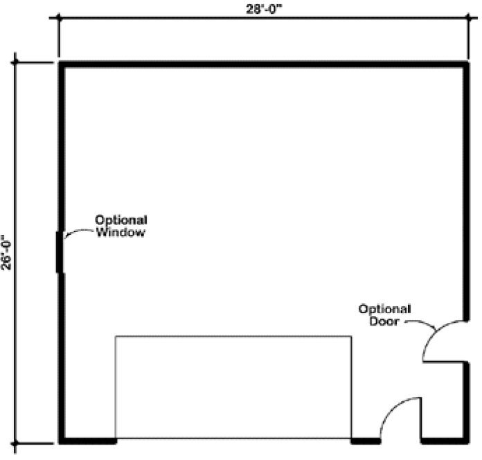 Main Floor Plan for House Plan #181160