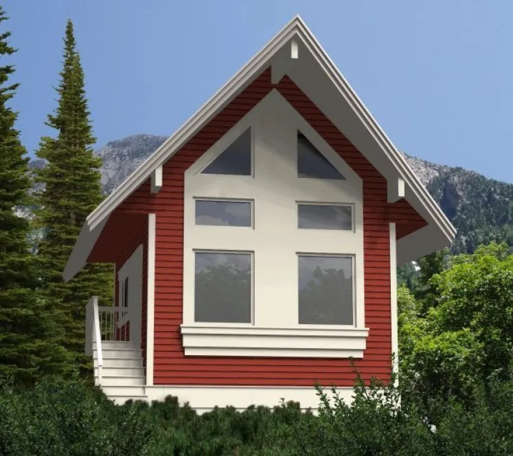 Full Rendering for House Plan #260048