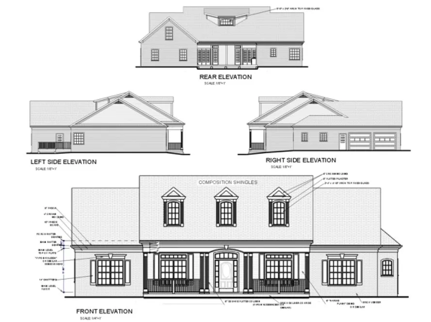 Highquality rendering for House Plan #274191