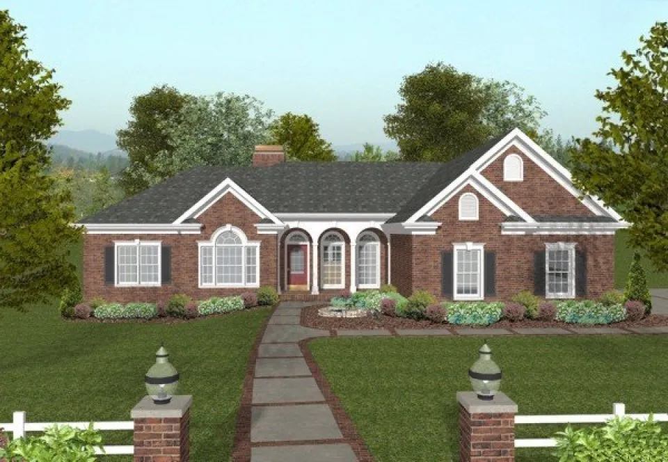 Full Rendering for House Plan #271191