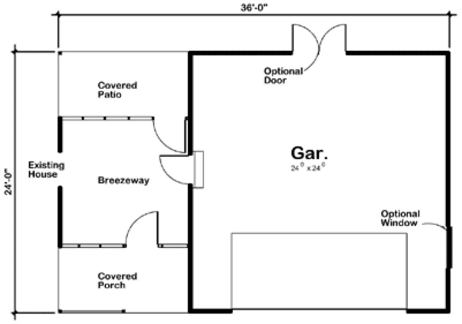 Main Floor Plan for House Plan #183100