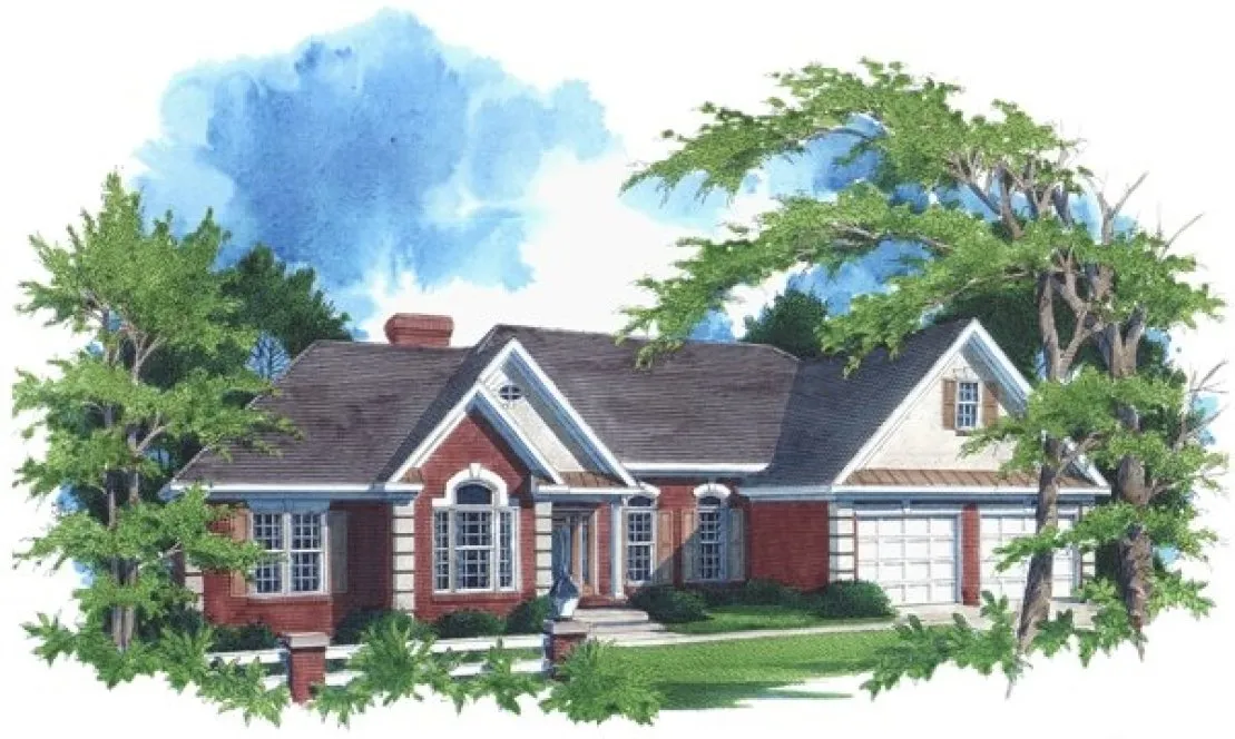 Full Rendering for House Plan #278102