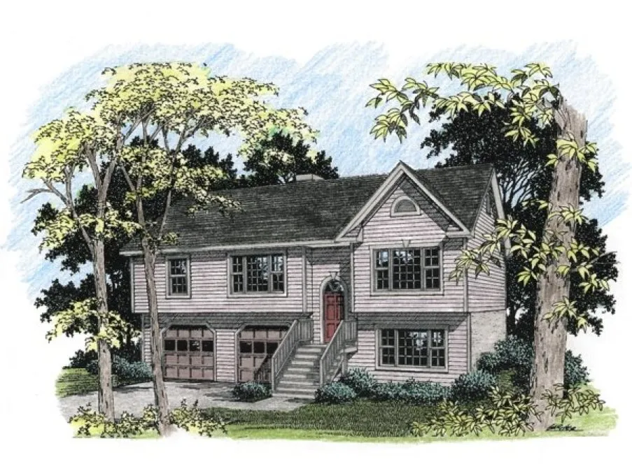 Full Rendering for House Plan #270151