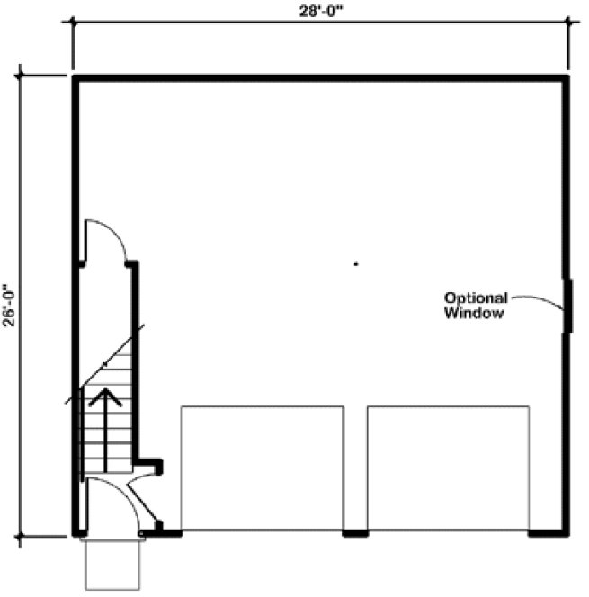 Main Floor Plan for House Plan #185106