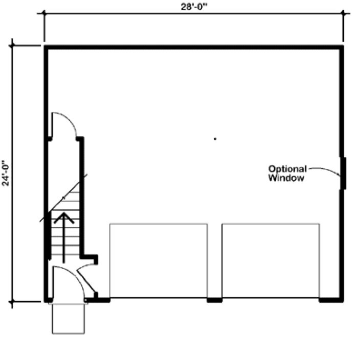 Main Floor Plan for House Plan #186106