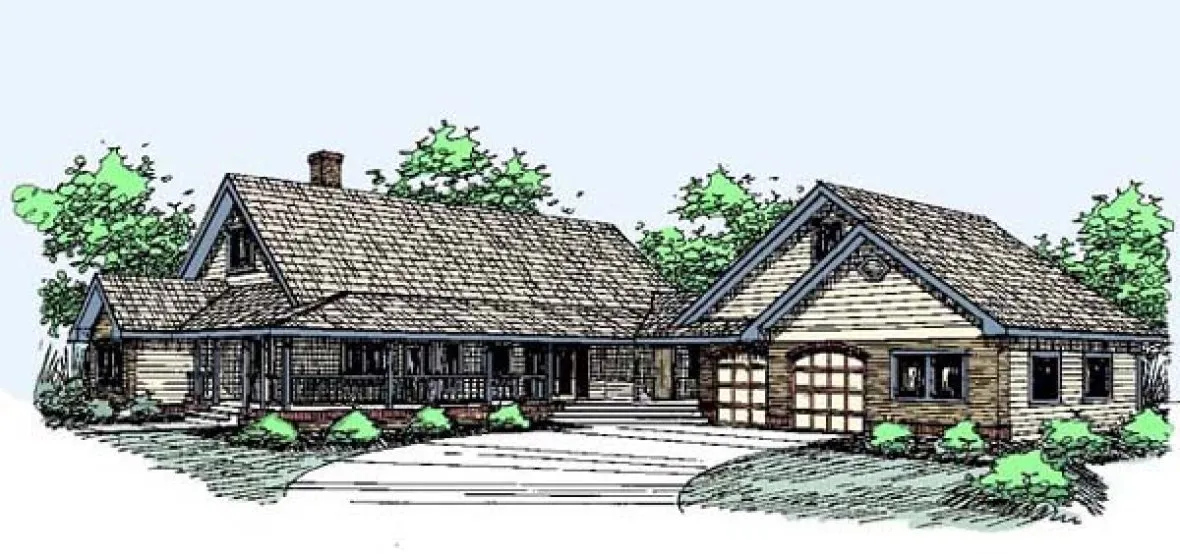 Full Rendering for House Plan #169073